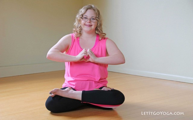 Jessica Parsons teaches inclusive yoga classes