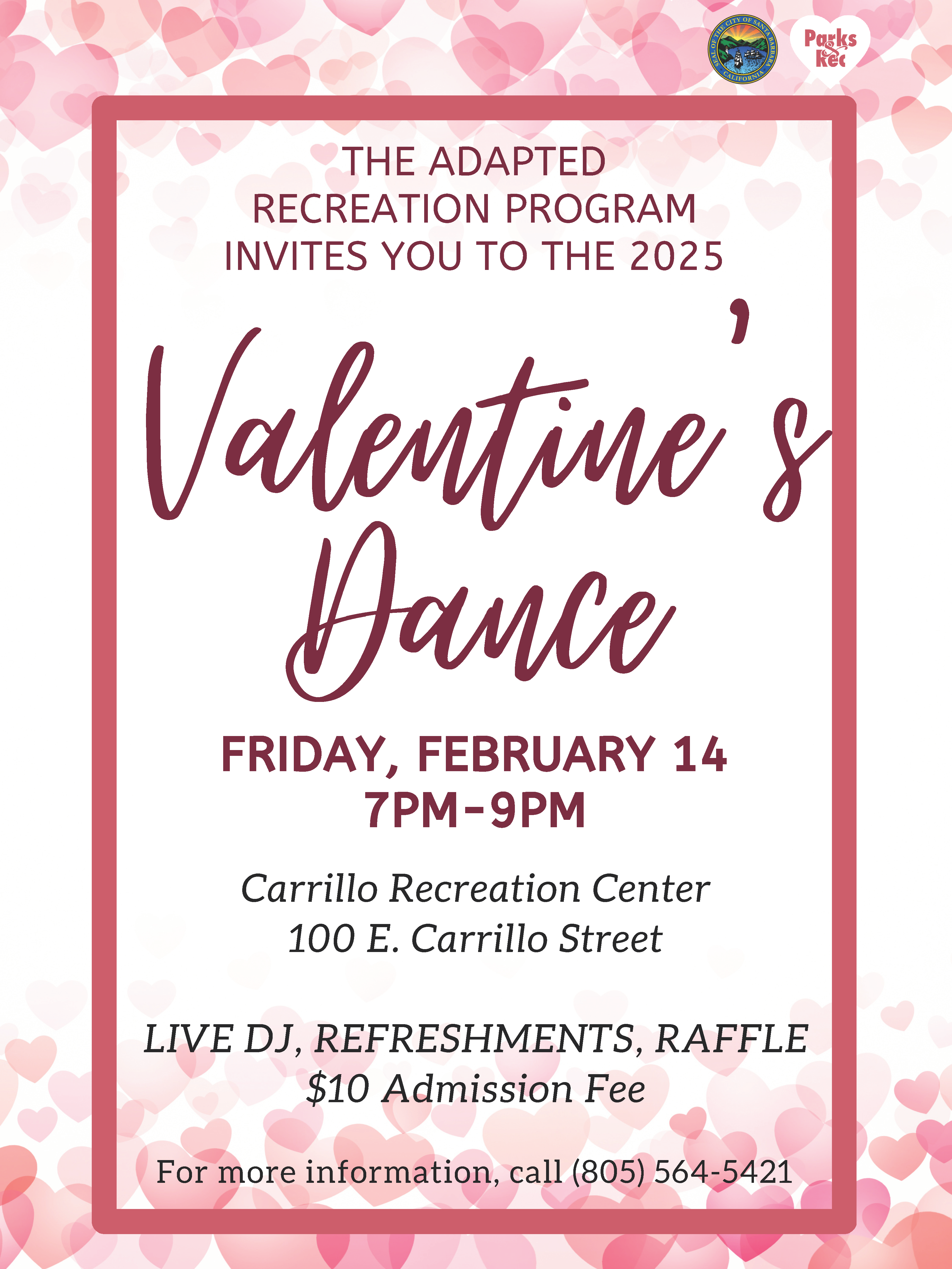 2025 Valentine's Dance Flyer in English (click to open PDF)