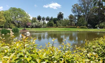 Pond at Alice Keck Park Memorial Garden
