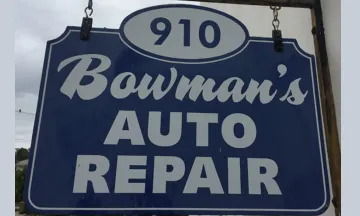 Bowman's Auto Repair sign