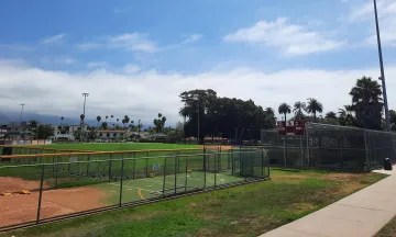 Baseball/softball field at Pershing Park