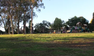 La Mesa Park grass and play structure