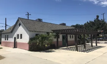 Exterior of Ortega Welcome house is pictured on a clear and sunny day