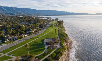 Aerial view of Shoreline Park
