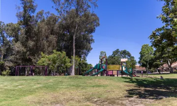 La Mesa Park grass and play structure