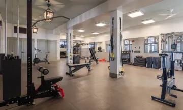 Fitness equipment at the Cabrillo Pavilion Fitness Room