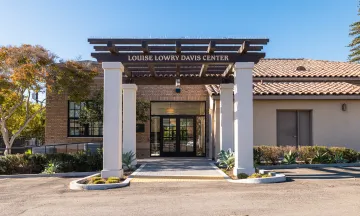 The entrance to the Louise Lowry Davis Center