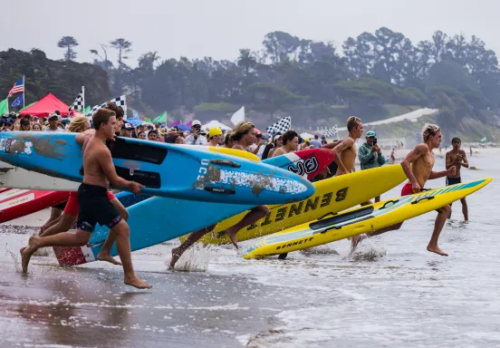 Junior lifeguards compete at the Fiesta Invitational
