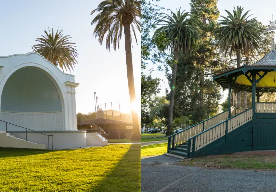 Plaza del Mar Band Shell and Alameda Park Bandstand