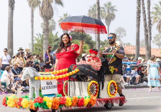 Photo from Children's Fiesta Parade, 6th Generation Family of Three 