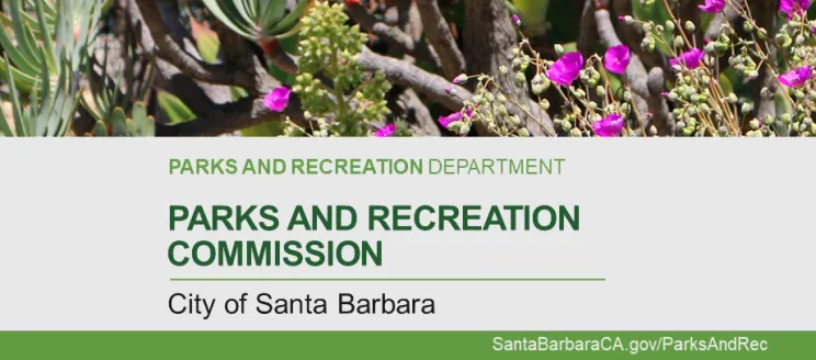 Parks and Recreation Commission title presentation slide