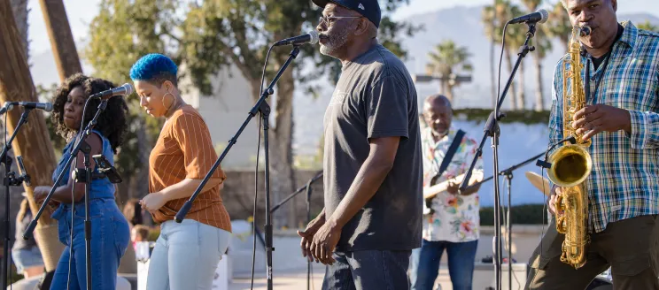 Band plays at Concerts in the Park