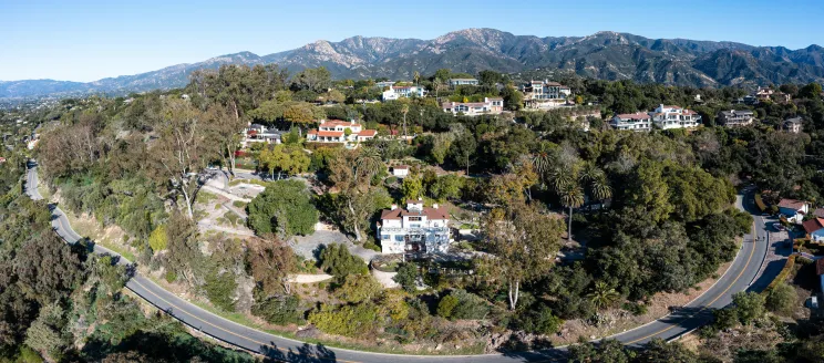 Aerial view of Franceschi Park