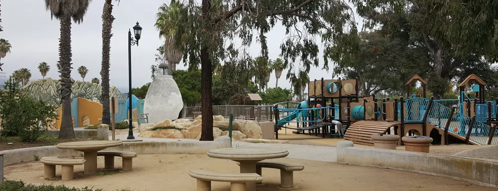 Picnic Site 2 at Chase Palm Park with playground