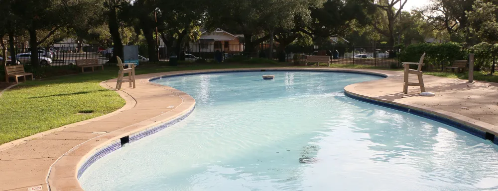 Wading pool at Oak Park