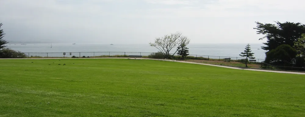 Shoreline Park with view of ocean