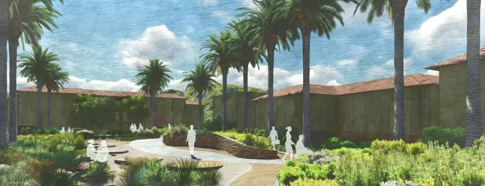 Rendering of Chumash Cultural Project at Ambassador Park