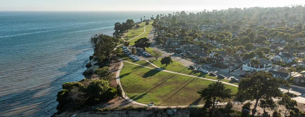 Aerial view of Shoreline Park