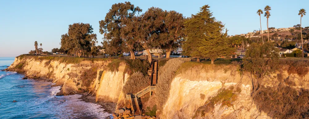 Aerial view of Shoreline Steps