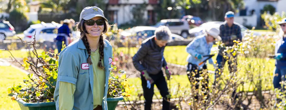 Mission Historical Park - Rose Pruning 