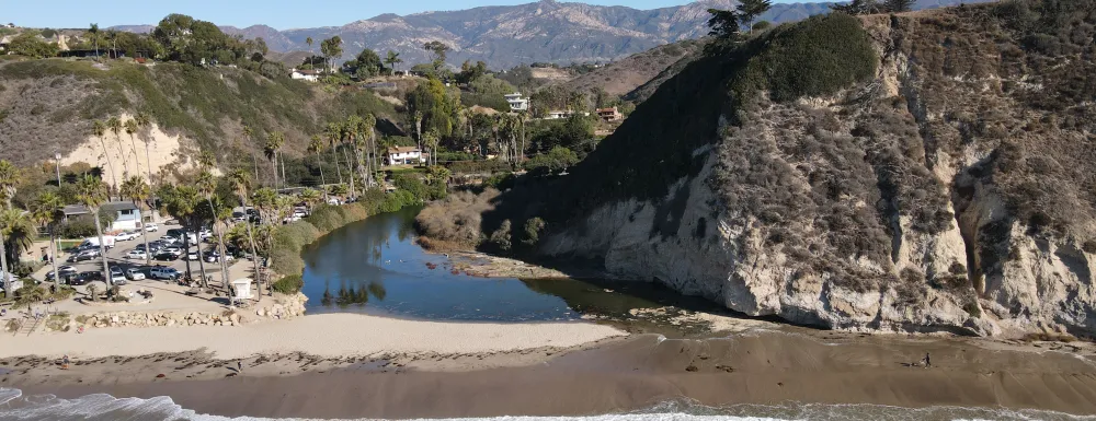 Arroyo Burro Creekmouth during King Tide.JPG Arroyo Burro Creekmouth during King Tide.JPG