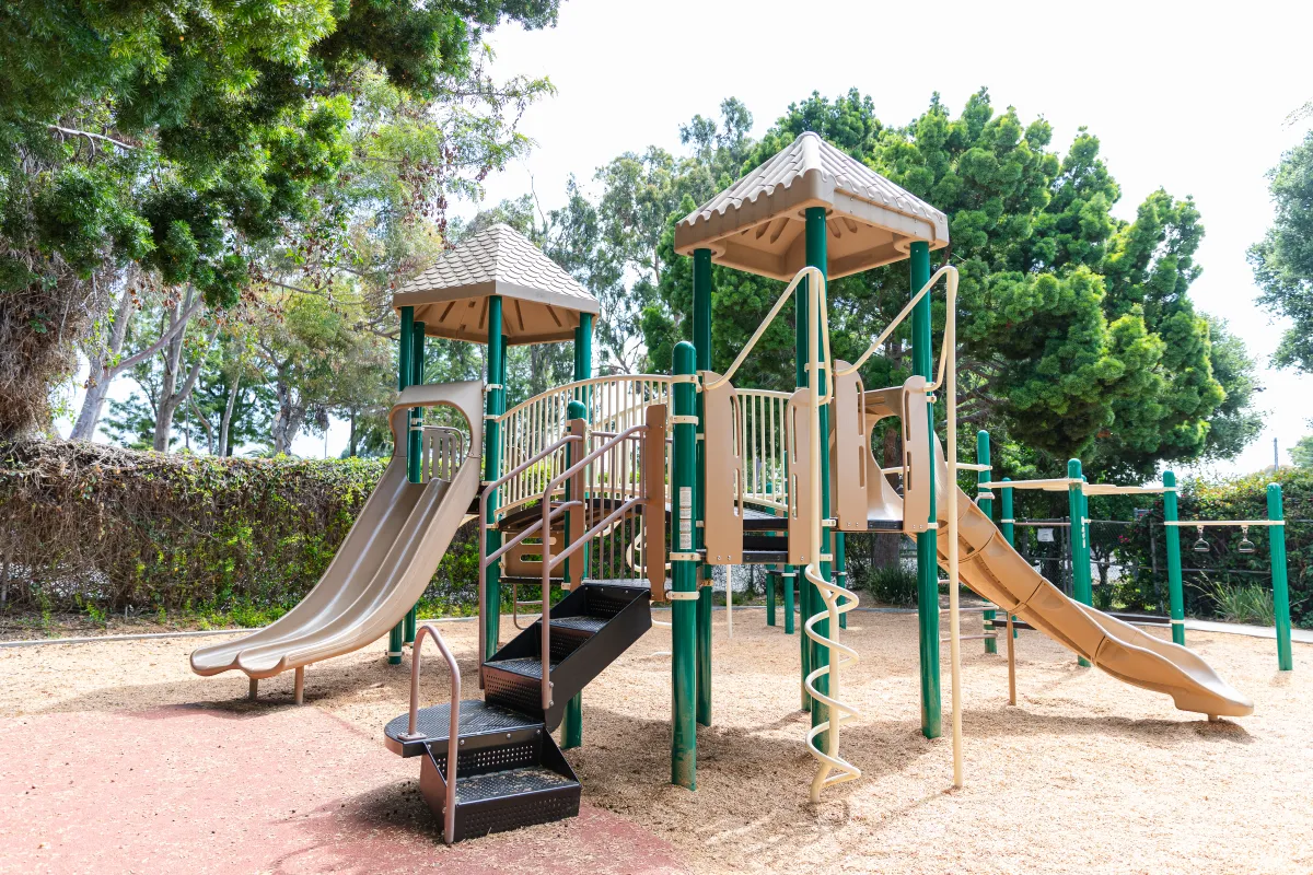 Playground structure at Parque de los Niños