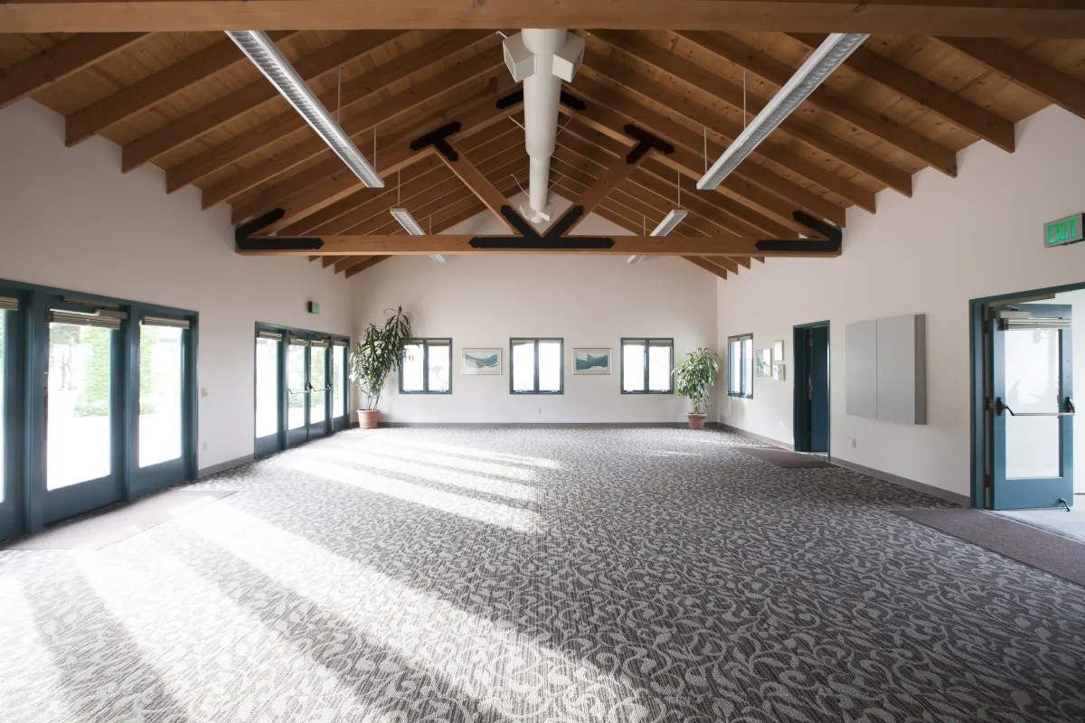 Casa Las Palmas interior with sun beaming through windows