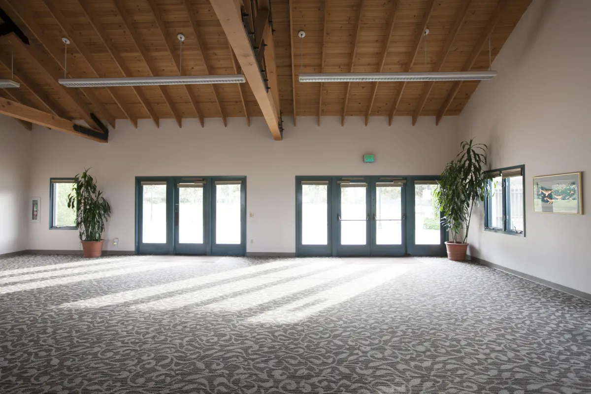 Casa Las Palmas interior with sun beaming through windows