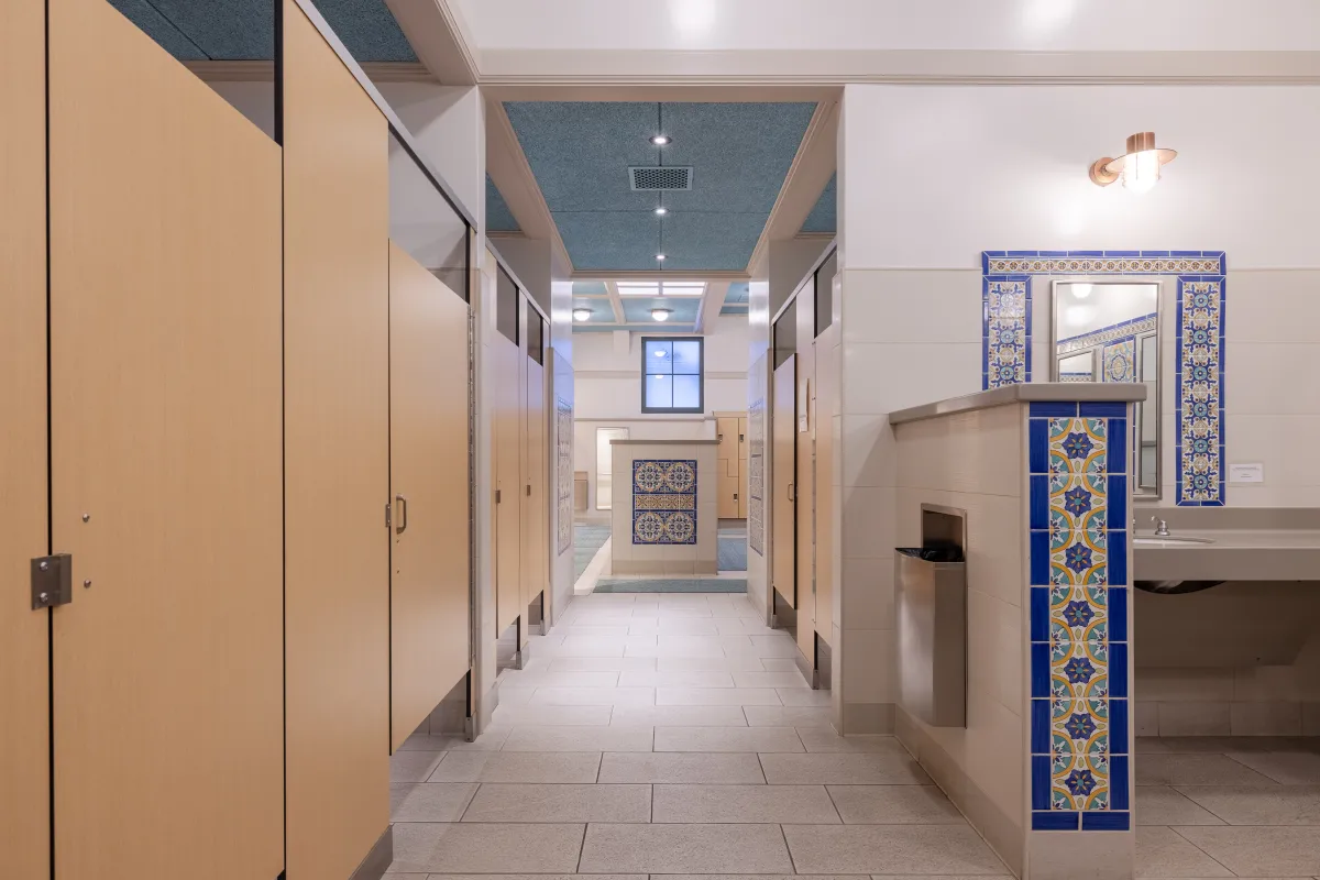 Entry to the Cabrillo Pavilion Locker Room