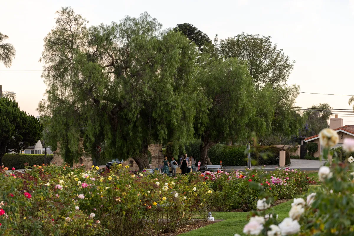 Rose Garden at Mission Historical Park