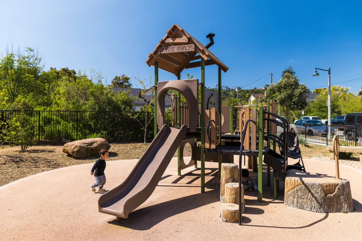 Bath Street Pocket Park play structure