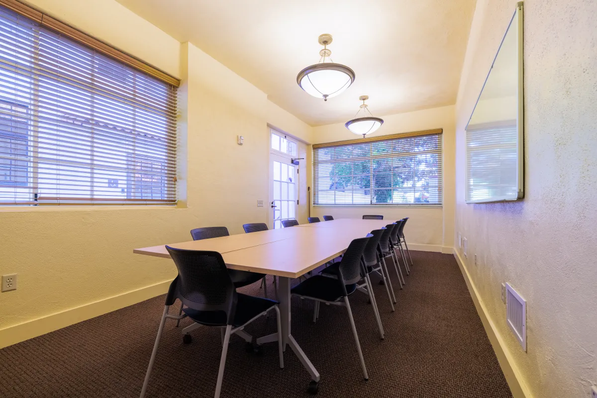 Carrillo Recreation Center Conference Room with windows