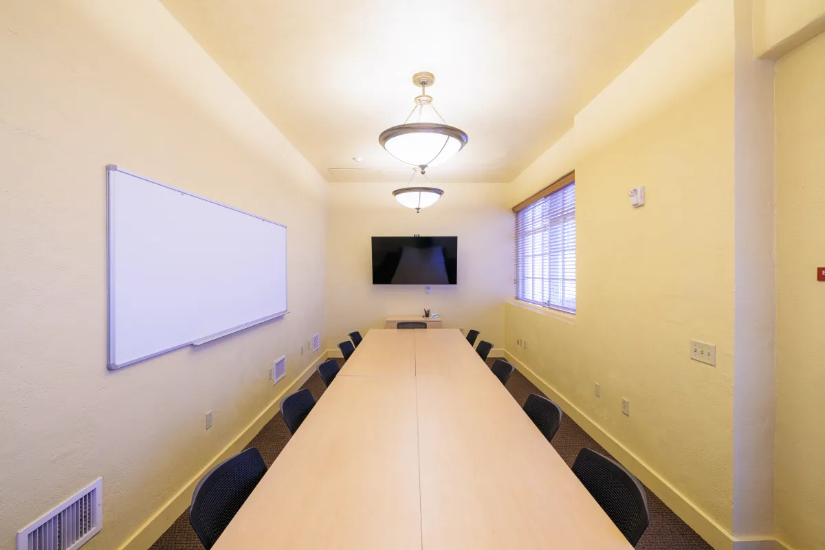 Carrillo Recreation Center Conference Room with television