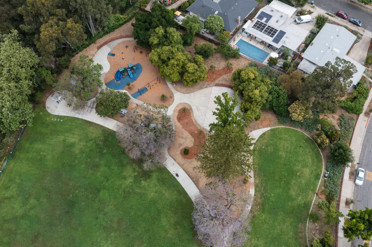 aerial view of Willowglen Park
