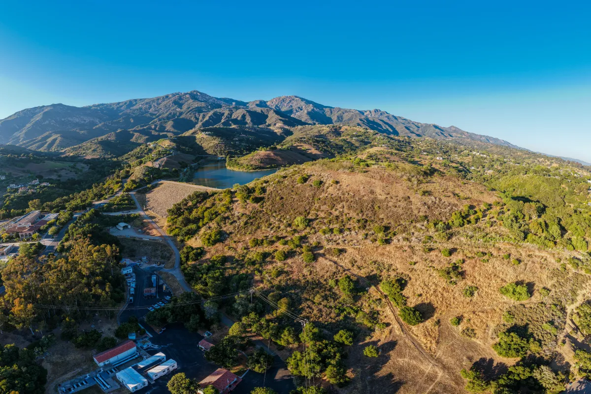 aerial view of Laurel Canyon Park