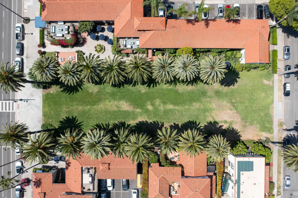 Aerial view of Ambassador Park