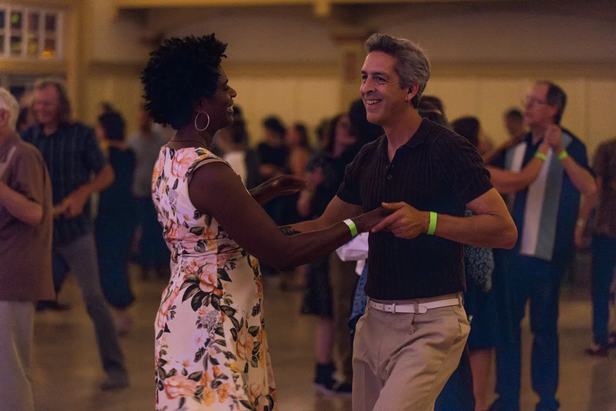 People dance at Friday Night Swing