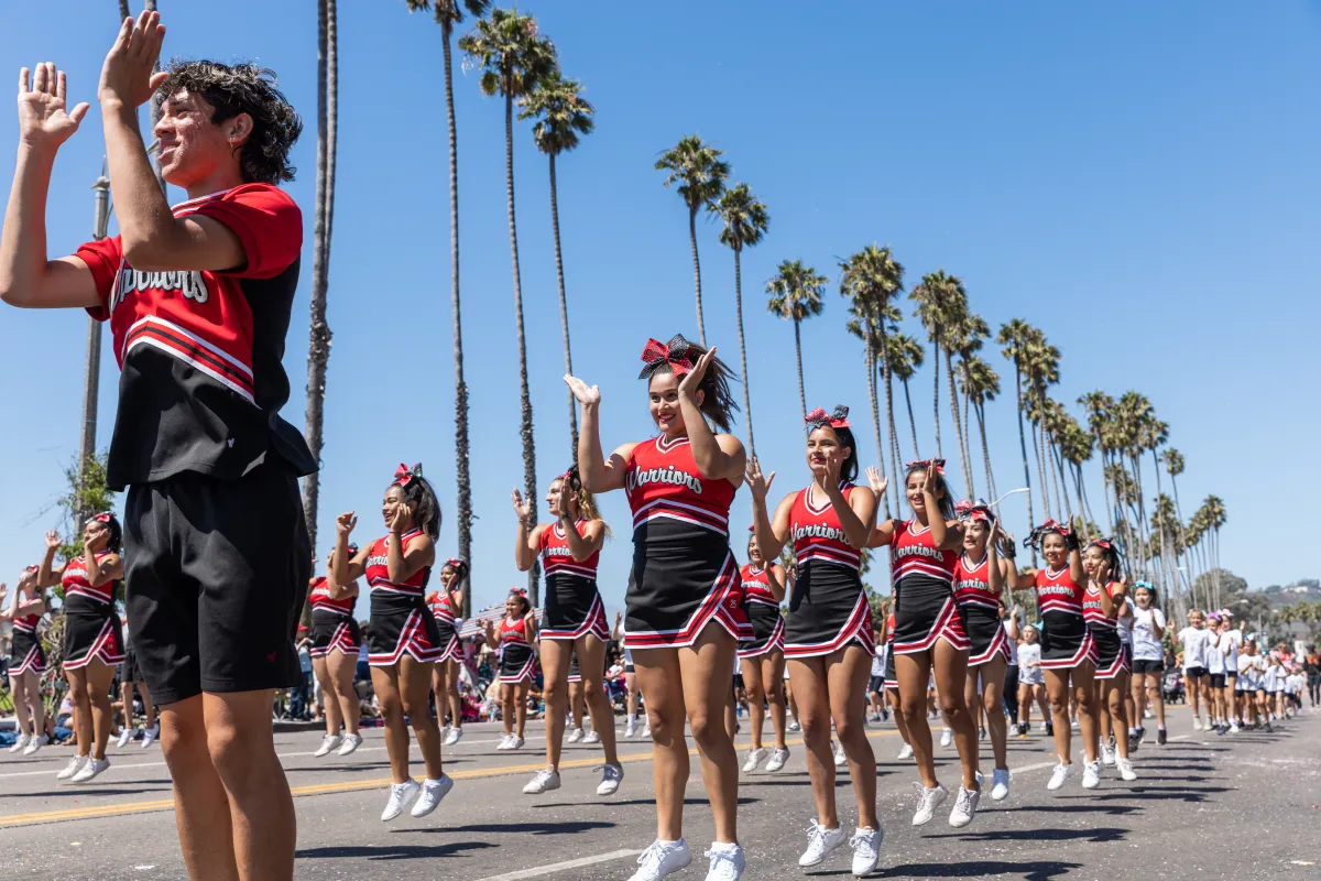 Photo from Children's Fiesta Parade, The Warriors Cheerleading Team