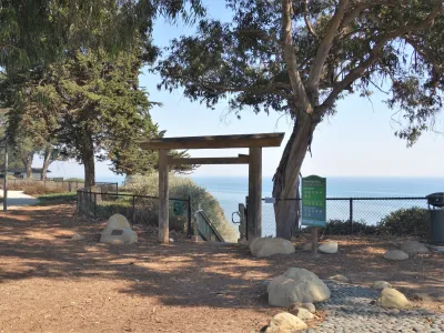 Torii gate at Shoreline Park